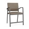 Lesro Newport Wide Hip Chair Metal Frame, Charcoal, MD Farro Upholstery NP1261 - alternate 1